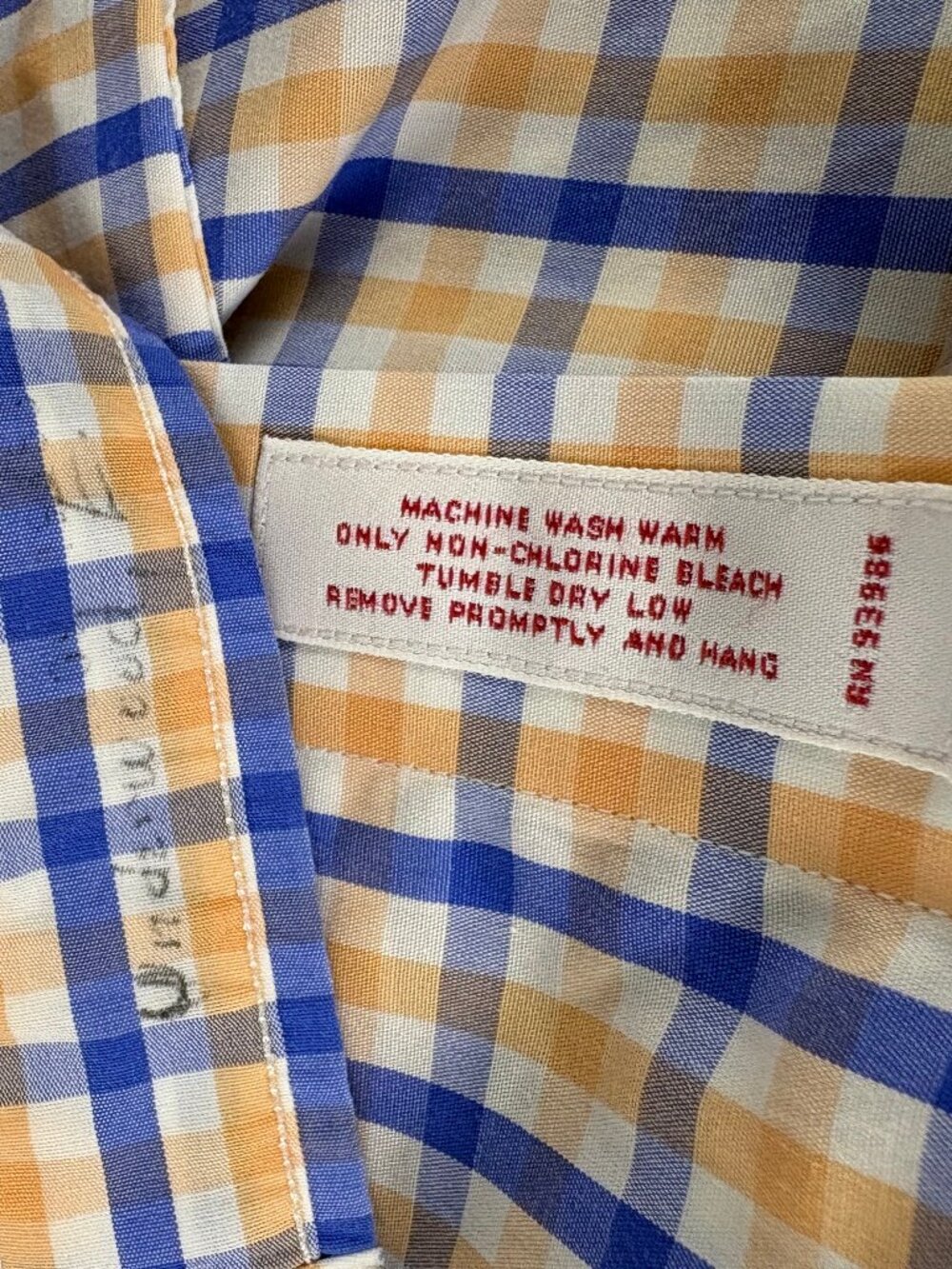 Brooks Brothers Traditional Fit Non-Iron Check Button Down Shirt Men’s L - Picture 5 of 7